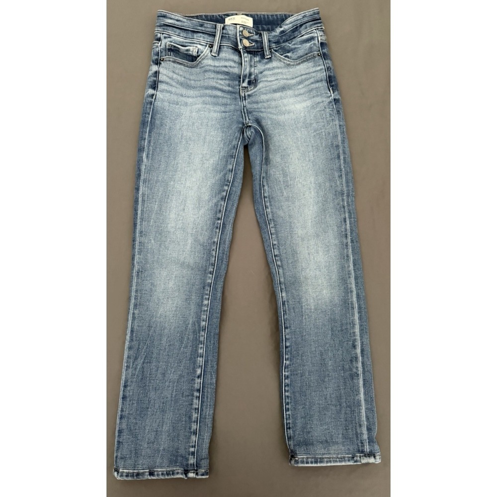 BKE Payton Jeans Womens 26S Straight Leg Mid Rise Stretch Medium Wash - Picture 2 of 15